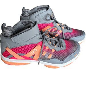 Ryka Womens Devotion High Top Sneakers Gray Pink Size 9